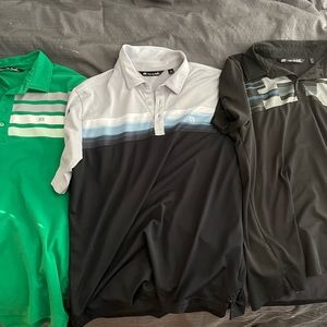 3 GOLF MEN’S LARGE SHIRT TRAVIS MATHEWS LOT!! LIKE NEW